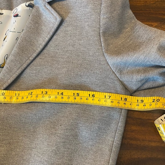 Jule et Leopold office Siren Grey jacket - Picture 4 of 7